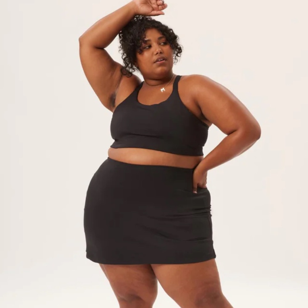 Girlfriend Collective Black Sport Skort XXL